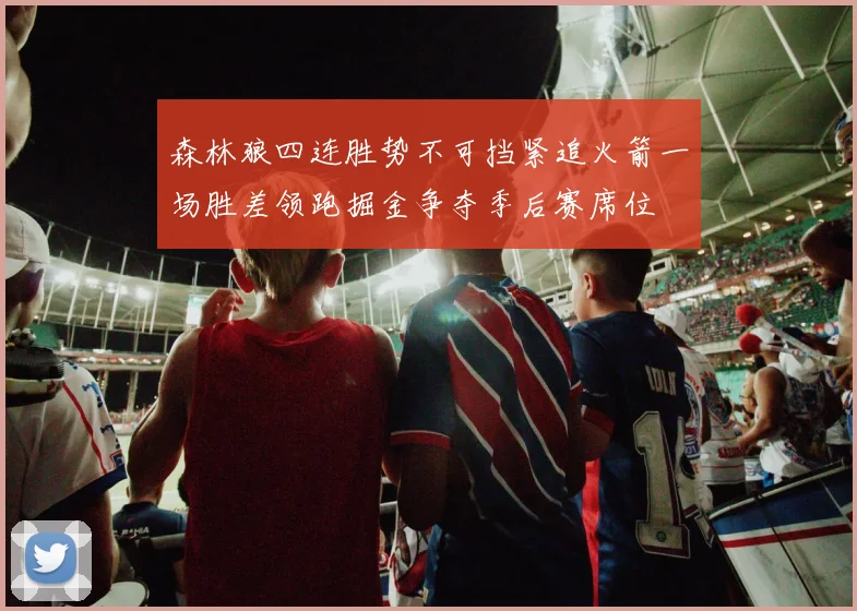 森林狼四连胜势不可挡紧追火箭一场胜差领跑掘金争夺季后赛席位